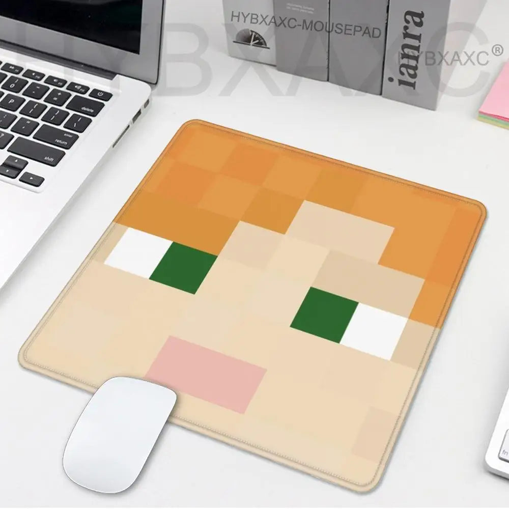 2025 New Minecraft Peripheral Computer Game My World Lawn Mousepad Mini Short Table Pad Anime Office Table Decoration Figure Toy