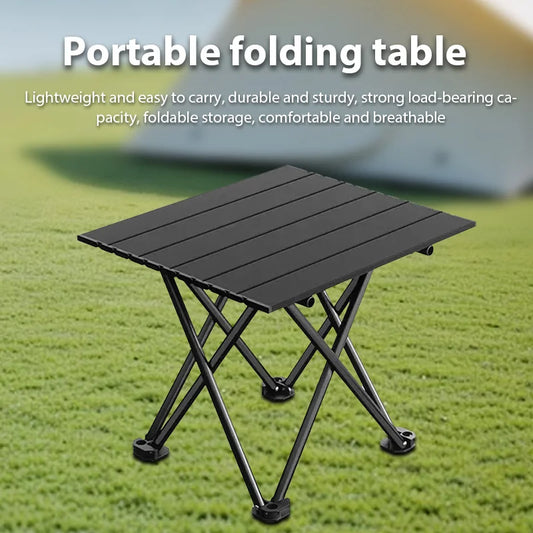 Camping Table Ultra Light Folding Egg Roll Table with Storage Bag Picnic BBQ Self Drive Hiking Foldable Desk Outdoor Tools