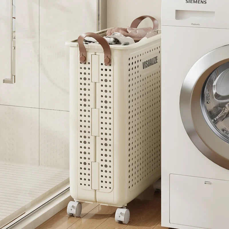 Laundry Basket Collapsible Dirty Clothes Storage Organizer Large Laundry Bag For Home Bathroom Bedroom  Durable Washing Basket