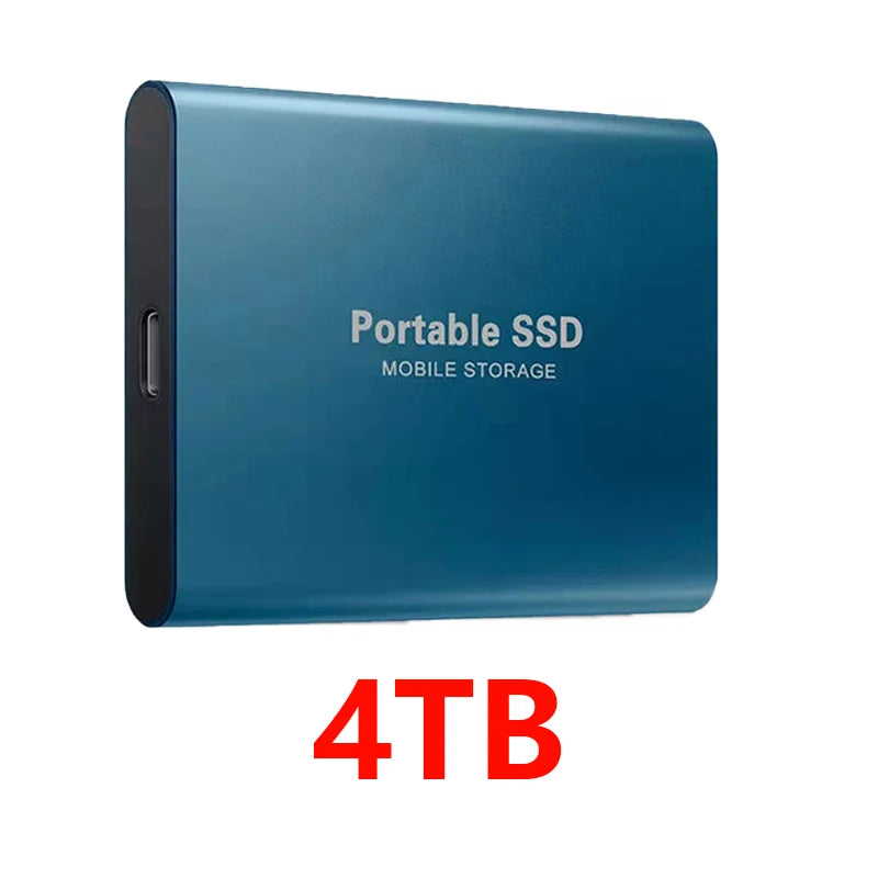 Portable SSD 4TB High Speed External Hard Drive 16TB USB 3.1 Hard Disk Mass 1TB Original Solid State Drives for Laptop/PC/MAC