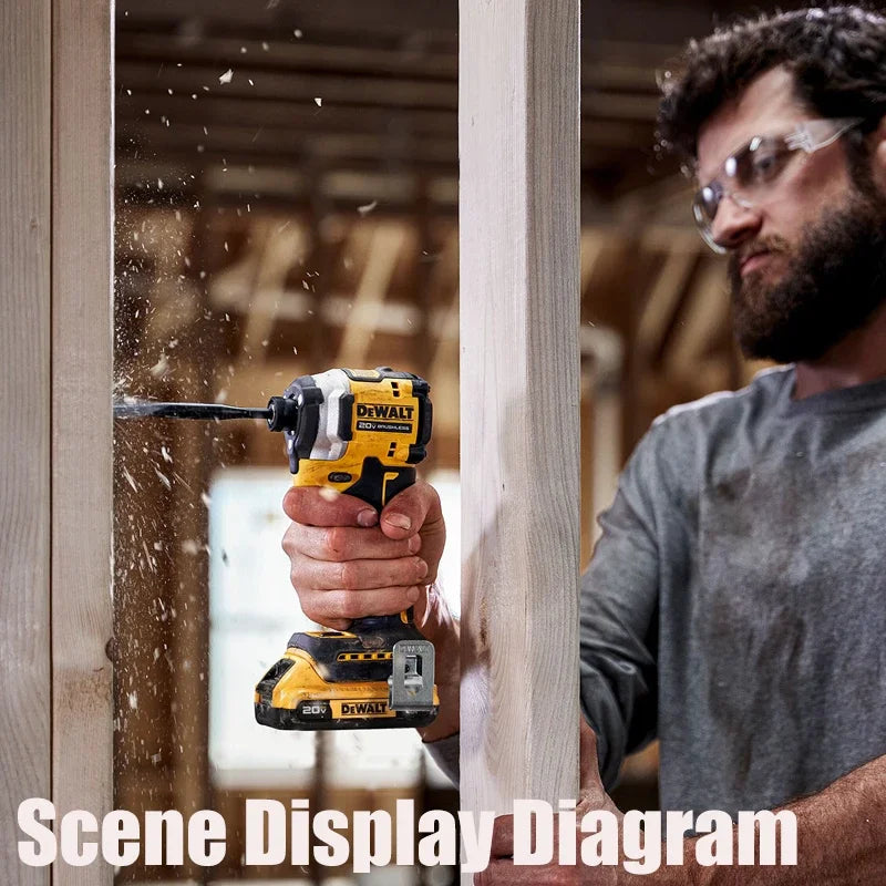 DEWALT DCF850 20V Impact Drill Brushless Motor 205Nm Variable Speed Electric Screwdriver Woodworking Driver Bare Tool power tool