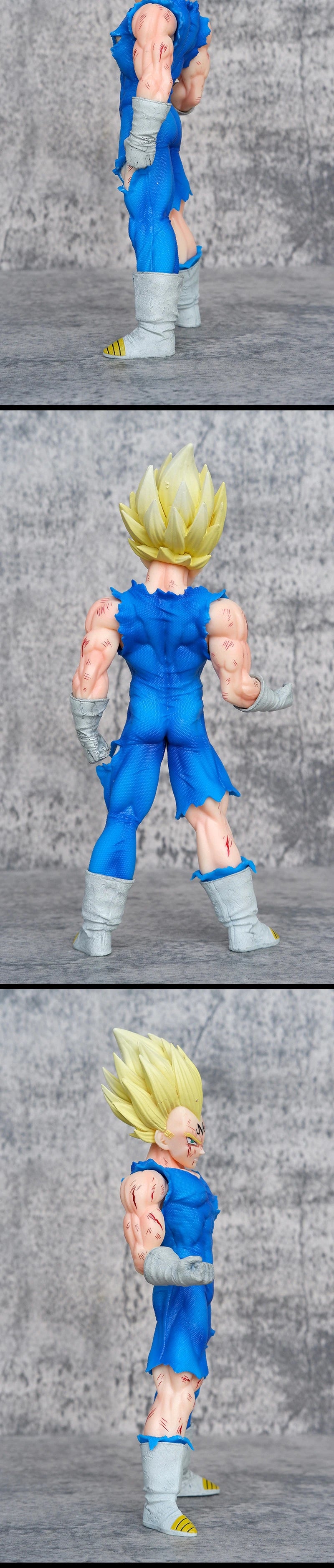 20CM Dragon Ball Z Majin Vegeta Figure Toys Anime DBZ Super Saiyan GK Action Collection PVC Model Dolls Birthday Gifts Kids
