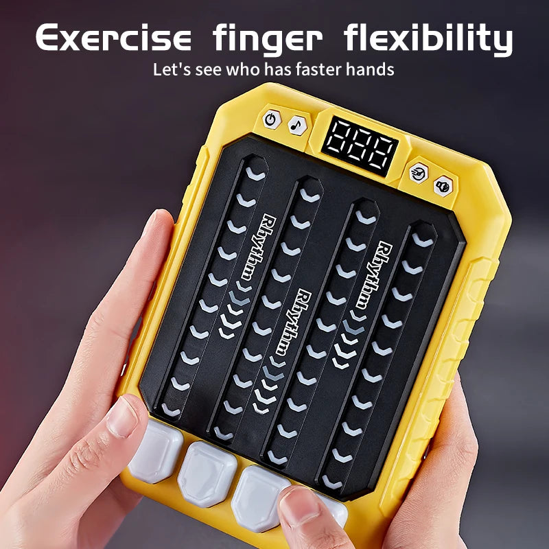ZLang Dancing Handheld Memory Game Quick Push Game Fidget Toys for Adults Rhythm Handheld Game Machine Light Up Stress Relief