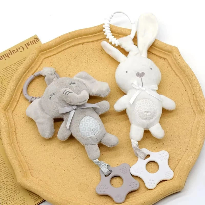 Baby Hanging Rattles Toys Children 0 12 Months Baby Sensory Toys Activity Crib Stroller Toy Pram Pendant Bell Plush Appease Doll