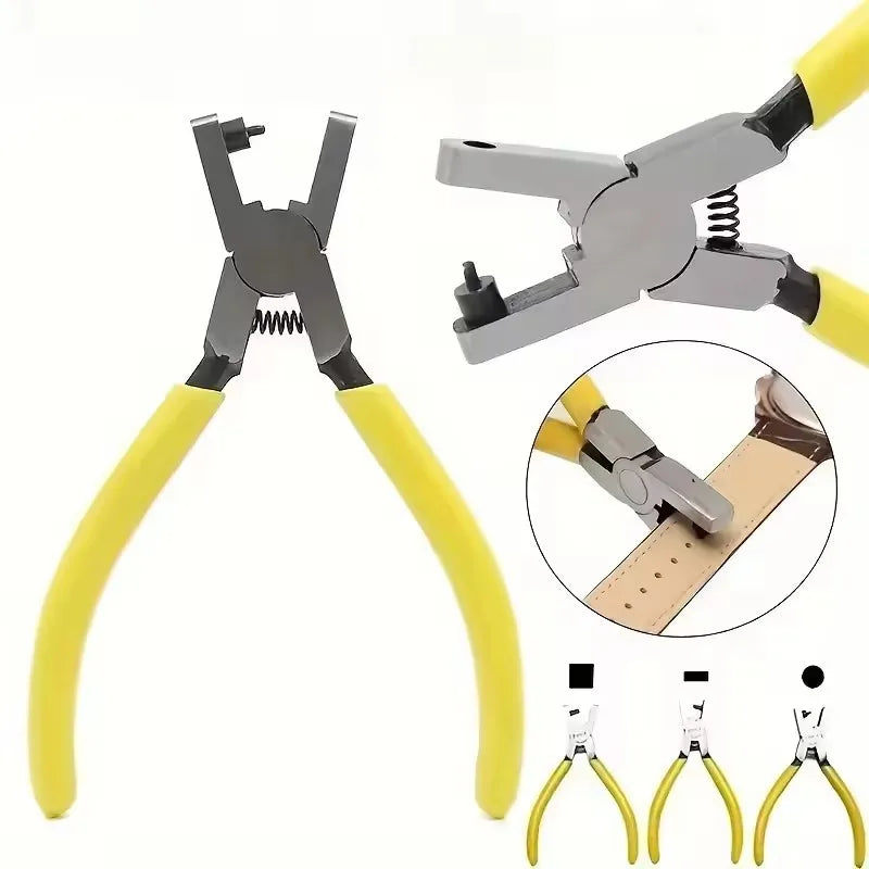 Leather Hole Punch Leather Tools Multifunctional Ordinary Carbon Steel Belt Puncher Punching Tool Belt Hole Puncher Crafts Tool