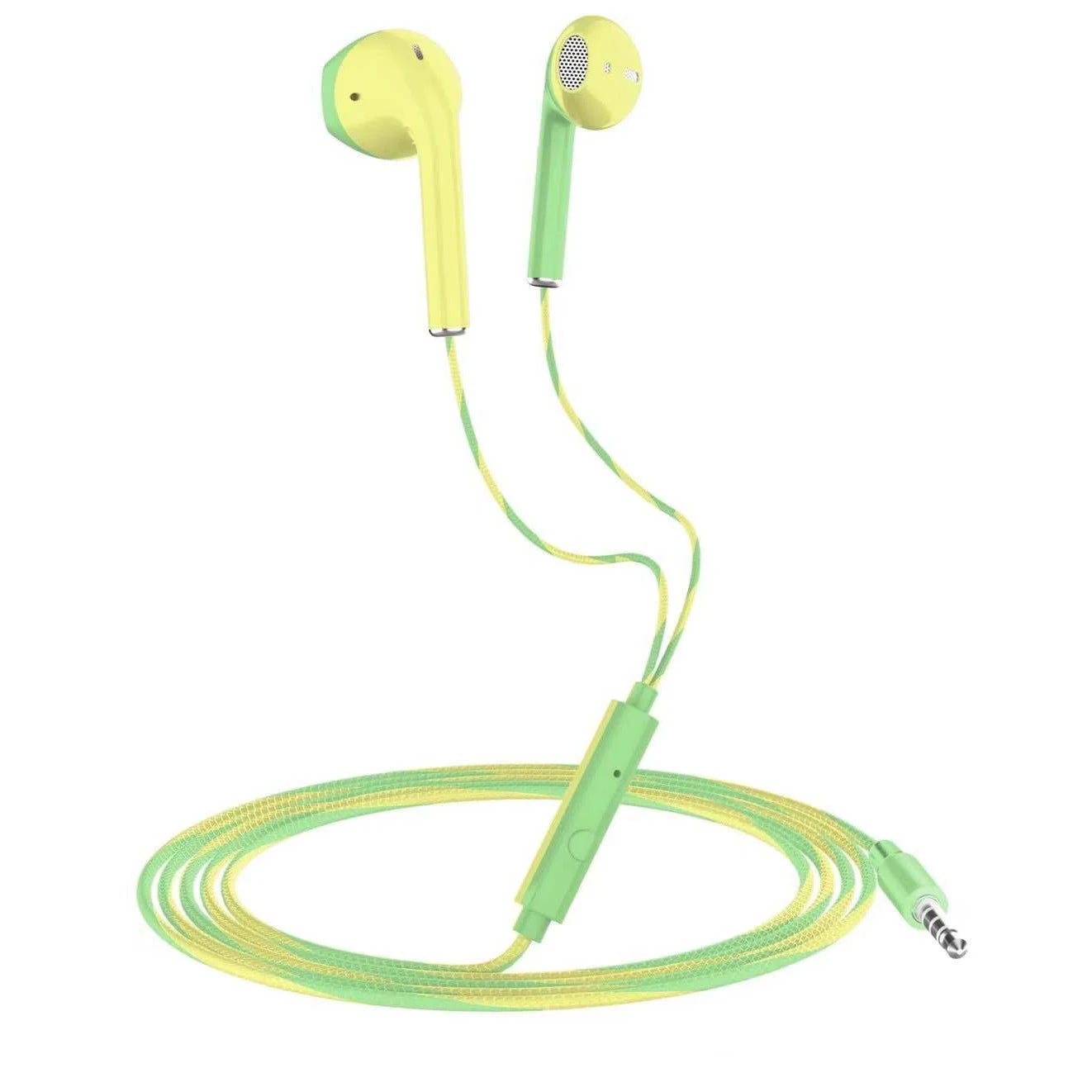 3.5mm Wired Headphones With Bass Earbuds Stereo Earphone Music Sport Gaming Headset With mic For Xiaomi IPhone Huawei Samsung