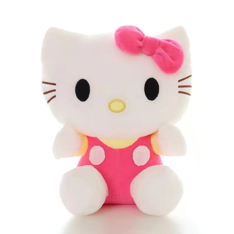 Kawaii 25cm Sanrio Jade Dog Kuromi Dressing Doll Doll Plush Toy Stuffed Animal Patung Dolls Birthday Gift for Girls Kids Boys
