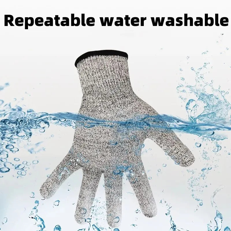 A Pair of Anti-cutting Gloves Glass Factory Kitchen Fishing Special Glass Anti-scratch Anti-knife Cut Anti-stabbing Gloves