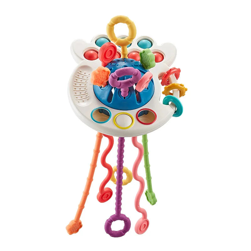 Suction Cup Spinner High Chair Baby Toys 6 12 Months Rotating Rattle Sensory Toys for Babies Educational Games Toy 1 2 3 Years