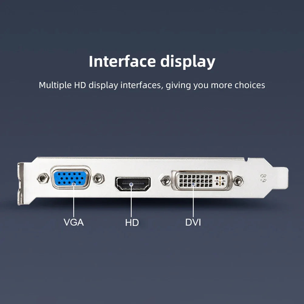 GT730 GT610 4GB 2/1GB DDR3 Graphics Card Desktop Gaming Video Card HDMI-Compatible VGA DVI PCI-E 16X Low Profile Graphics Cards