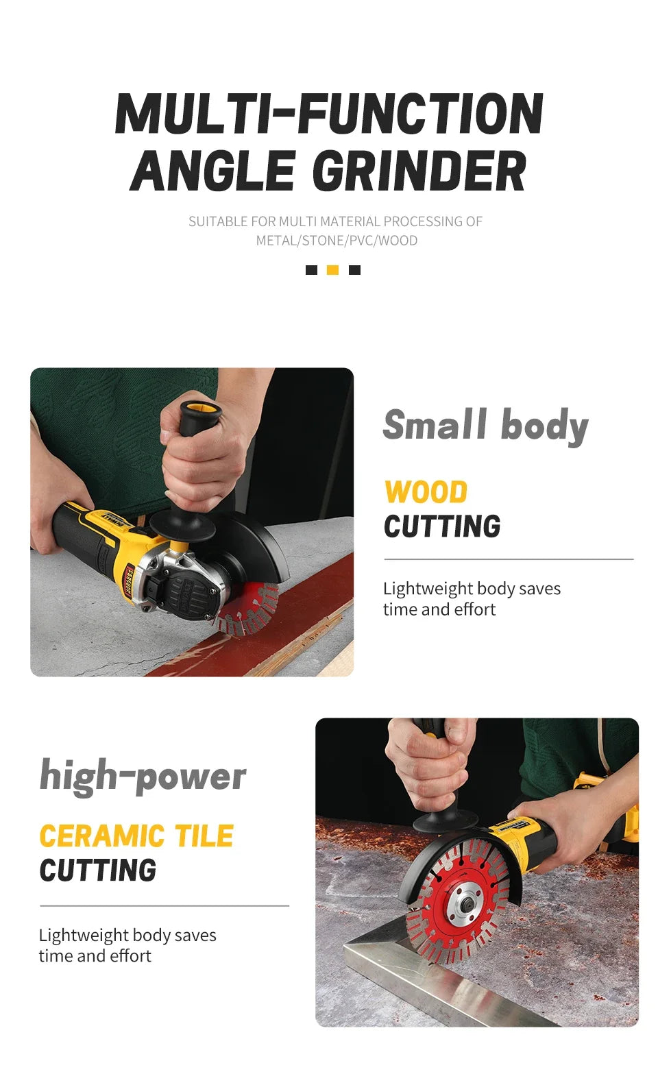 DEWALT DCG405NT 125mm Flat Head Angle Grinder, Bare Machine Tool, Cutting Machine, Lithium Battery Brushless Tool drill motor