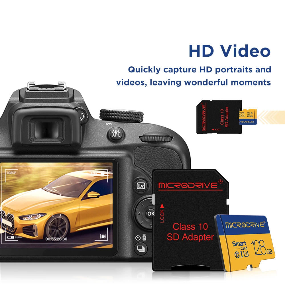 Original Micro TF/SD Card 4GB 8GB 16GB 32GB 64GB 128GB Flash Class 10 SD Card 256GB Memory Card 512GB memorycard For Phone