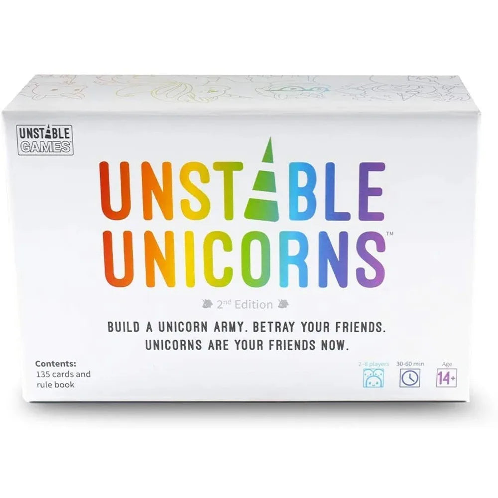 UNICORNS BOARD CARD Game Family Entertainment Card Games Multiplayer Interactive Games Party Board Games