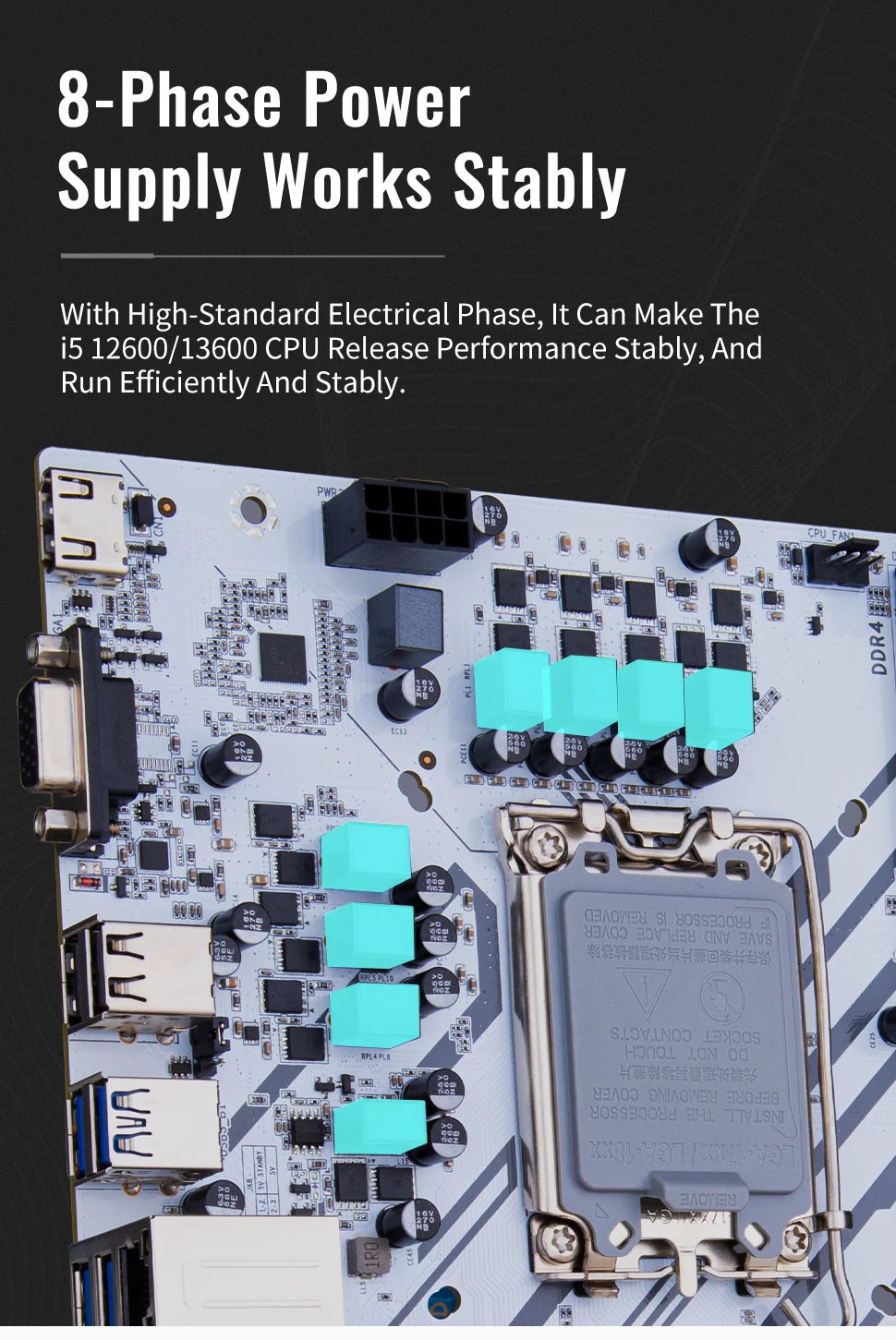 HUANANZHI B760M VH A M-ATX DDR4 Motherboard Support 12 13 Gen B760 Intel LGA 1700 CPU 12100F 12400F 12490F 12600F 12700F 13600F