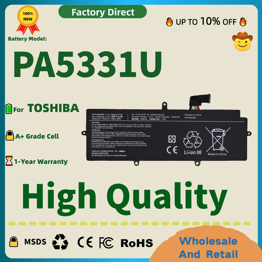 FRLAN PA5331U-1BRS Laptop Battery for Toshiba Dynabook Portege A30-E Tecra A40-e1420 X30l-g Long-Lasting & Safe 1-Year Warranty