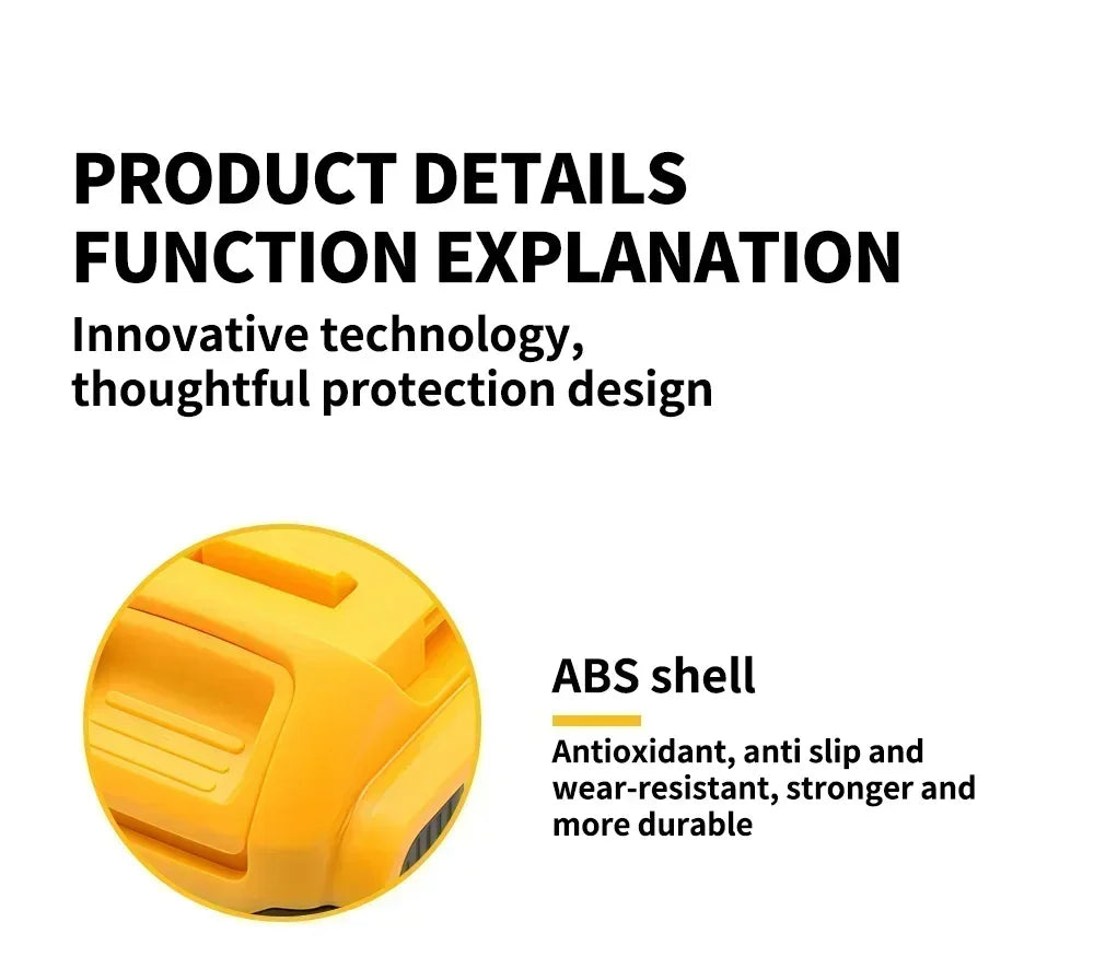 New 100% Original 6Ah 18V Original Dewalt Power Tool Battery DCB206 18V 6.0Ah Battery DCB206 18V Battery DCB205 DCB200
