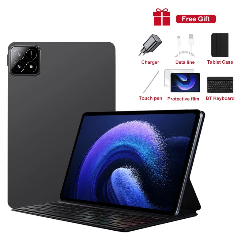 2025 Xioami Pad 6S Pro Tablet Android 14 Snapdragon 8 Gen2 Call Phone Tablets GPS 5G WiFi Dual SIM HD 4K 10.1inch