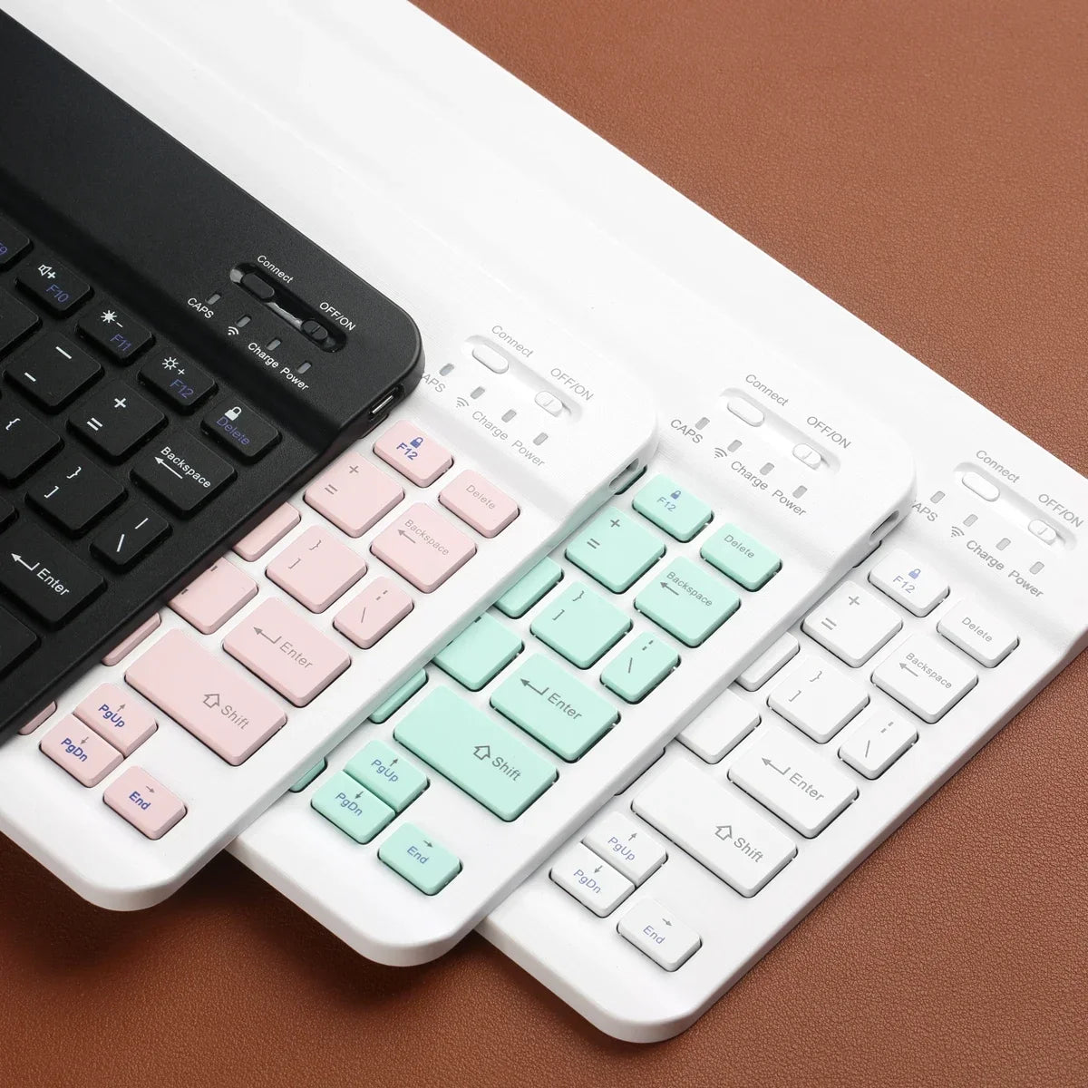 Rechargeable Bluetooth-compatible Keyboard Ultra-Slim Wireless Mouse Keyboard Set for Android Windows Tablet iPhone iPad