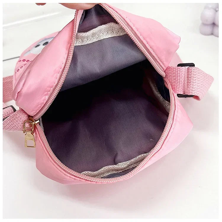 MINISO Disney 2024 New Princess Series Crossbody Bag "Frozen 2" Elsa Sophia Cartoon Shoulder Bag Girls Casual Fashion Handbag