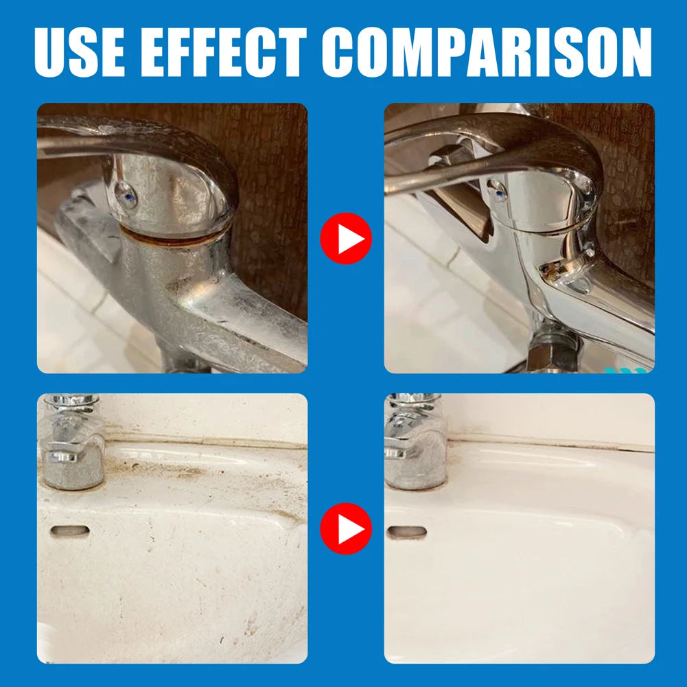 Stubborn Stains Cleaner Quickly Remove Bathroom Foam Cleaner Spray Descaling Cleaning Agent for Glass Wash Basin Stainless Steel
