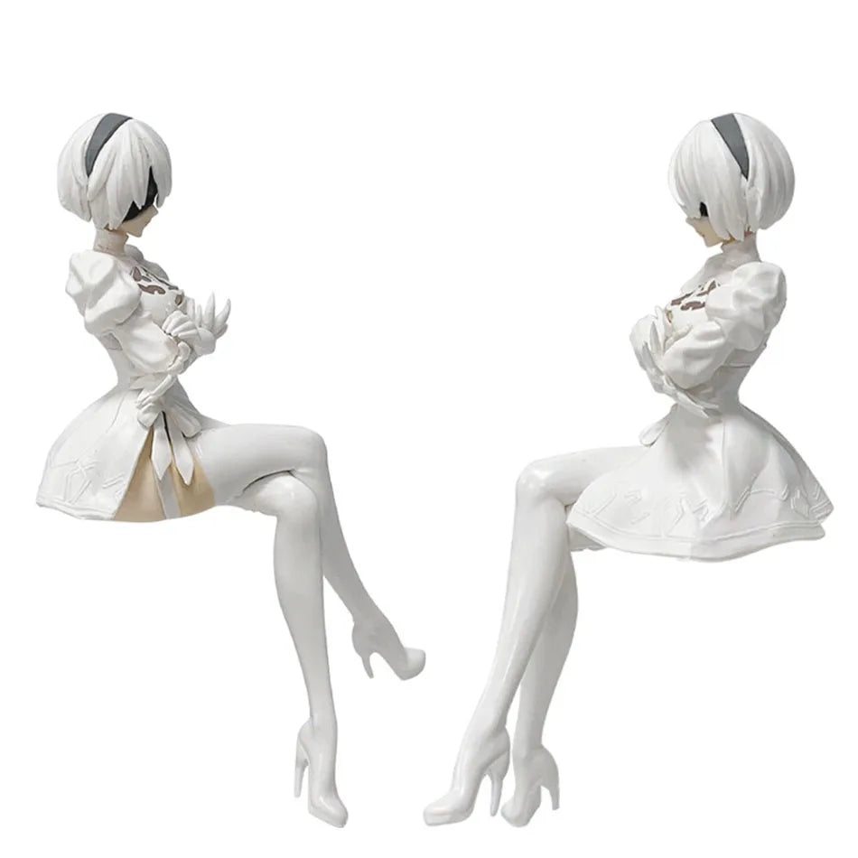 In Stock 15CM NieR:Automata Yorha Figures No. 2 PVC Anime Action Model Collection Ornament Anime Cartoon Model Toy Gift