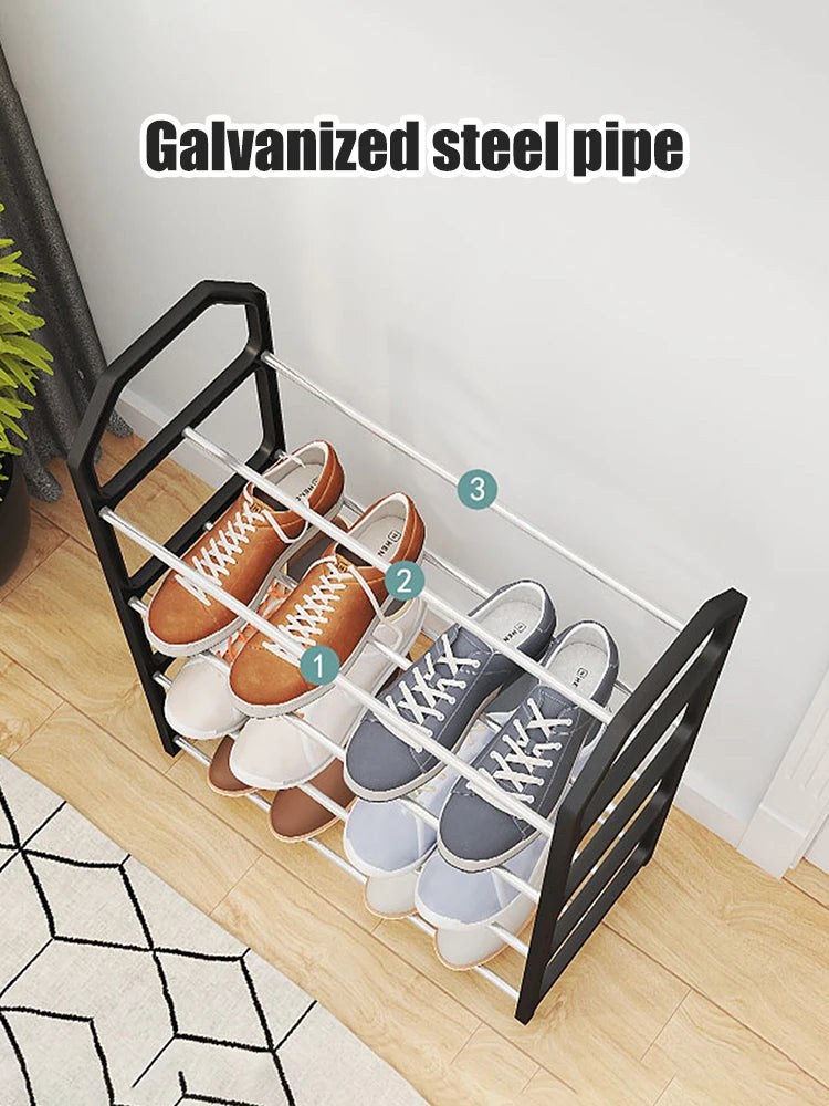 4 Floor Assembly Creative Home Shoe Rack Dormitory Door Storage Rack Storage Shoe Cabinet Components Home Supplies