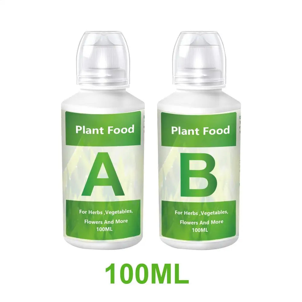 Fertilizer AB Two Part Set Hydroponic Garden Plant Food Plant Fertilizer For Flowers Vegetables Grass Nutrients Garden supplies
