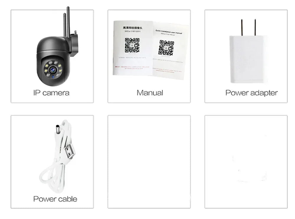 2K 4MP Auto Tracking PTZ Security Camera, 2.4G WiFi Outdoor IP Camera with Two-Way Audio, Night Vision, Smart Motion Detection,