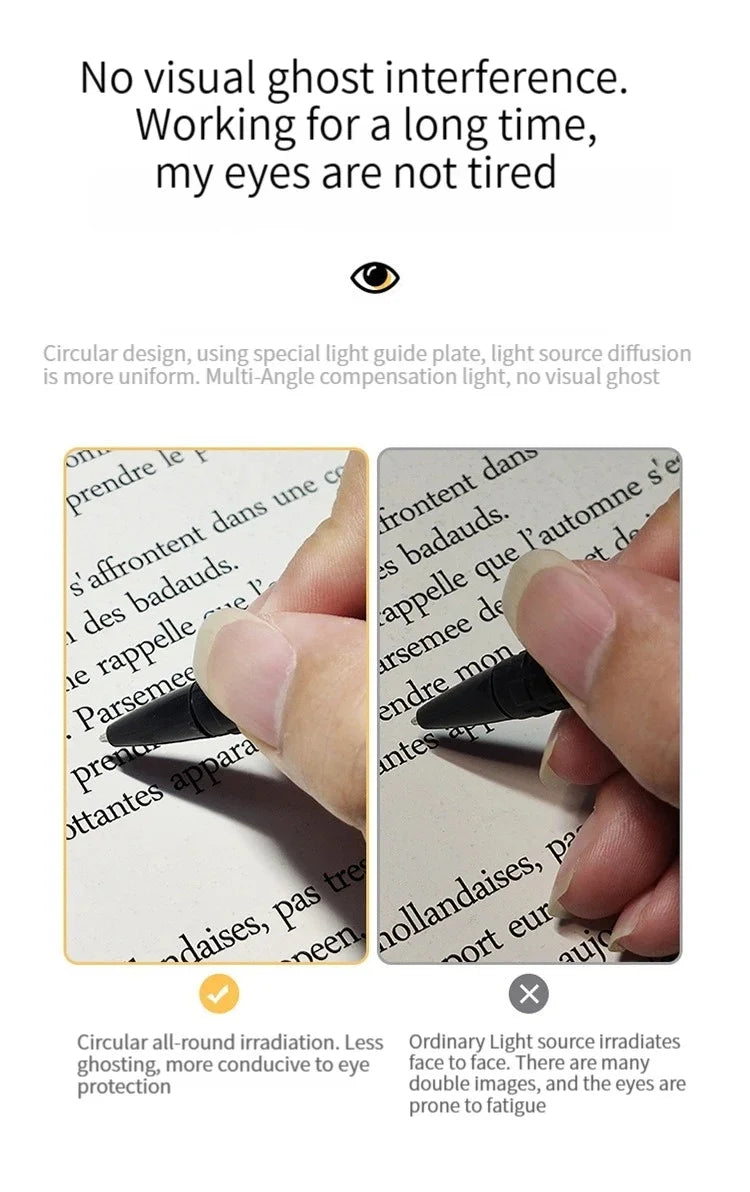 Folding Table Lamp Eye Protection Touch Dimmable LED Desk Lamp Bedroom Bedside Study Student Reading USB Plug-in Night Light