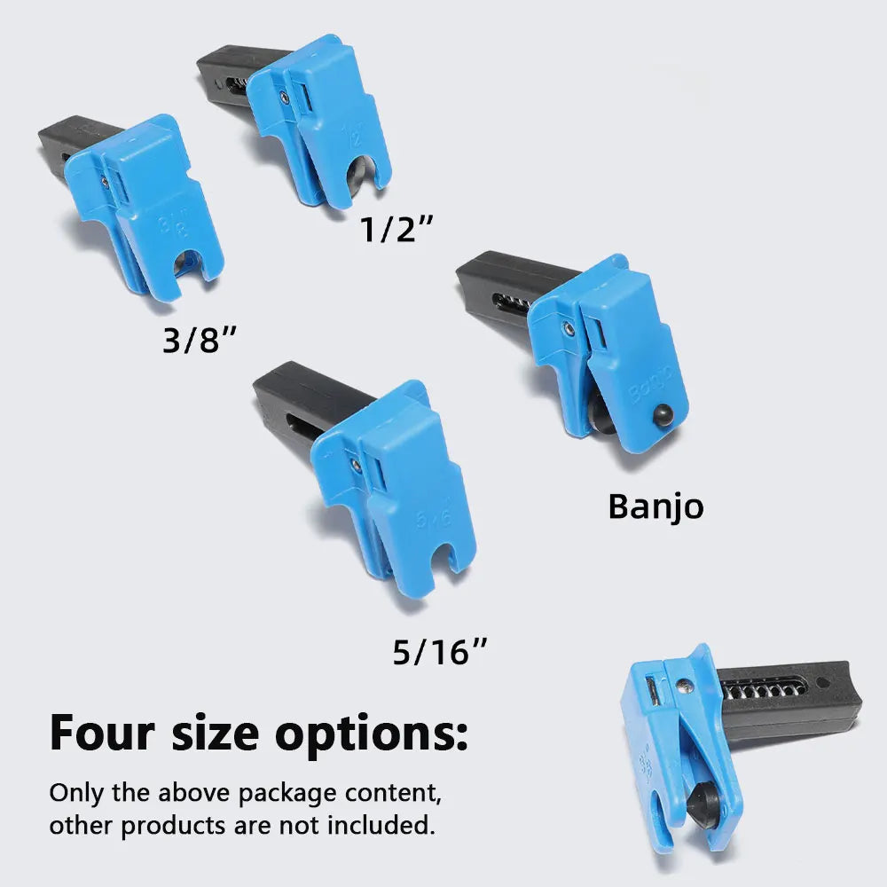 4Pcs Car Brake Oil Brake Clamp Pipe Plug Tool To Prevent Oil Spills Leak Proof Brake Lines Stoppers Automotive Brake Lines Plug