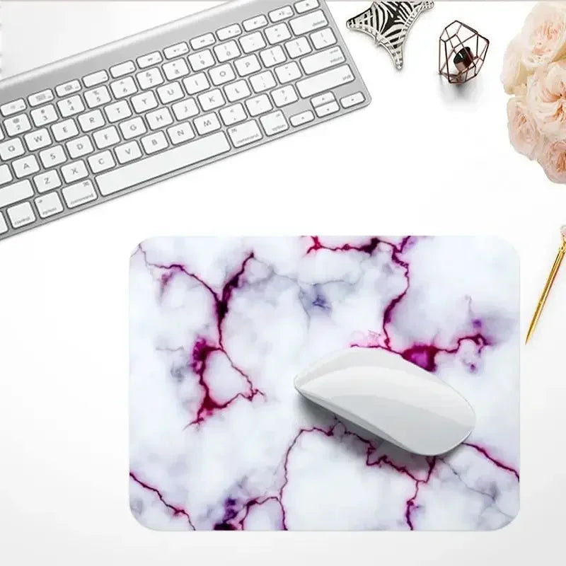 Desktop Supplies Marble Mouse Pads Small Mouse Pad Nordic Style Pad for Mouse Luxury Surface for Computer Premium Padding