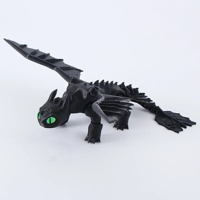 3D printed Night Sha Toothless anime cartoon fashion and creative desktop ornament model decoration children's toy birthday gift