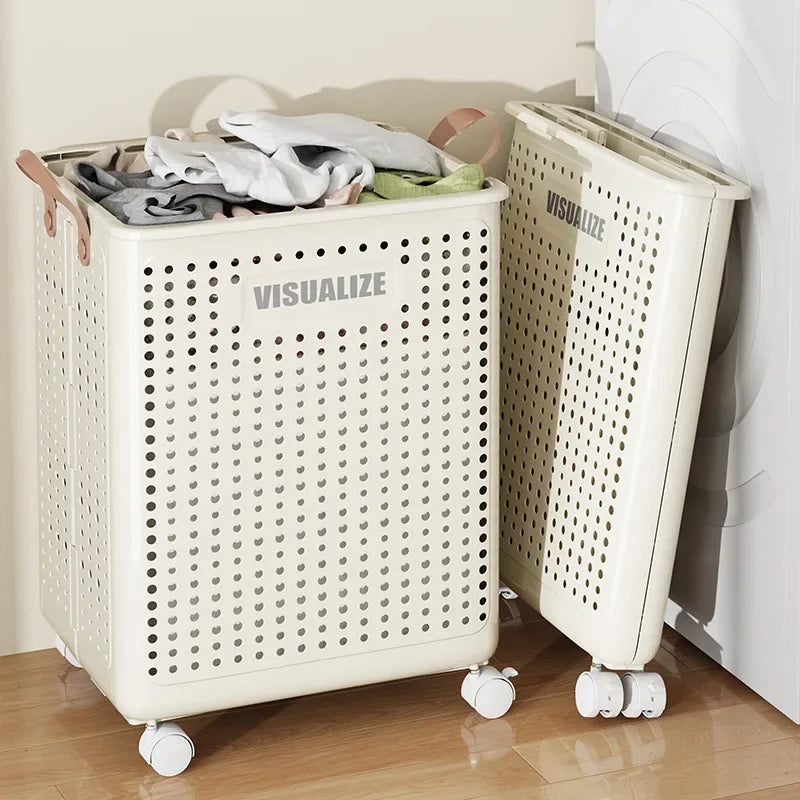Laundry Basket Collapsible Dirty Clothes Storage Organizer Large Laundry Bag For Home Bathroom Bedroom  Durable Washing Basket