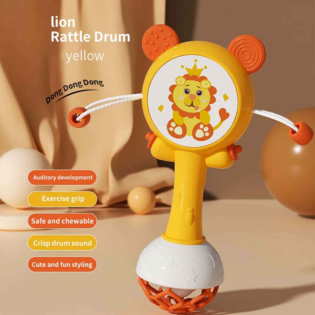 Baby Music Flashing Rattle Toys Rabbit Teether Hand Bells Mobile Infant Stop Weep Tear Rattles Newborn Early Educational Toy 18M