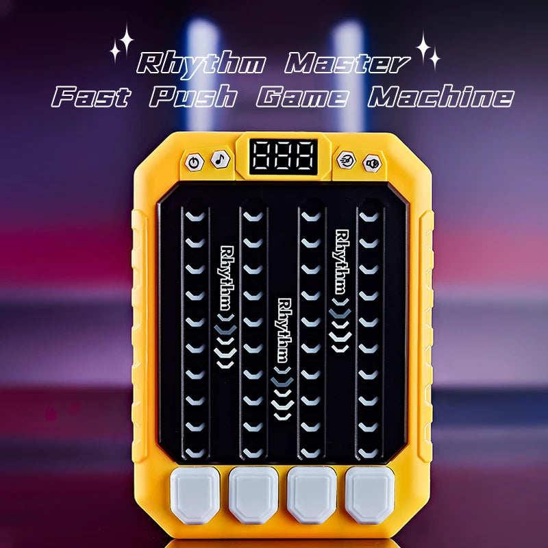 ZLang Dancing Handheld Memory Game Quick Push Game Fidget Toys for Adults Rhythm Handheld Game Machine Light Up Stress Relief