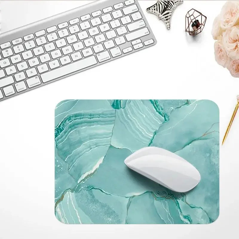Desktop Supplies Marble Mouse Pads Small Mouse Pad Nordic Style Pad for Mouse Luxury Surface for Computer Premium Padding