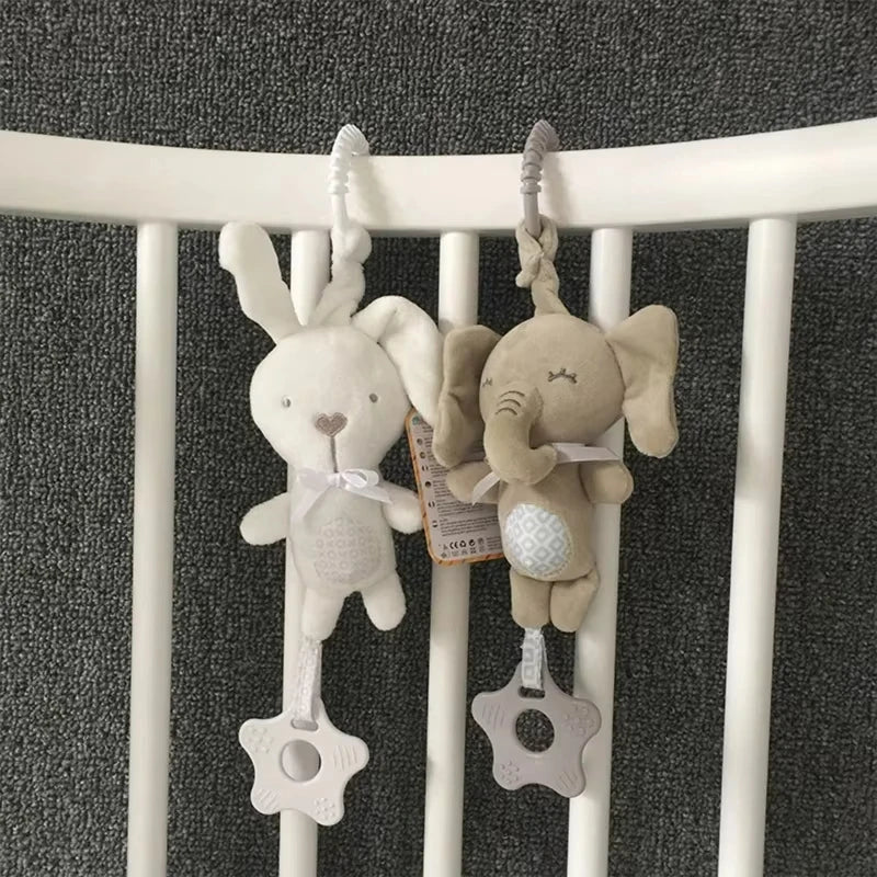 Baby Hanging Rattles Toys Children 0 12 Months Baby Sensory Toys Activity Crib Stroller Toy Pram Pendant Bell Plush Appease Doll
