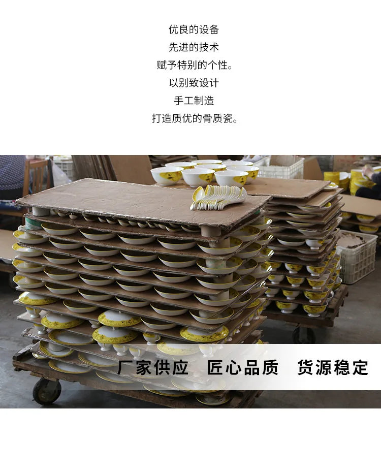 Tangshan Bone Porcelain Series Tableware, Various Type Bowls, Microwave Ovens, Household Hotels, Pure White Simple Rice Bowls