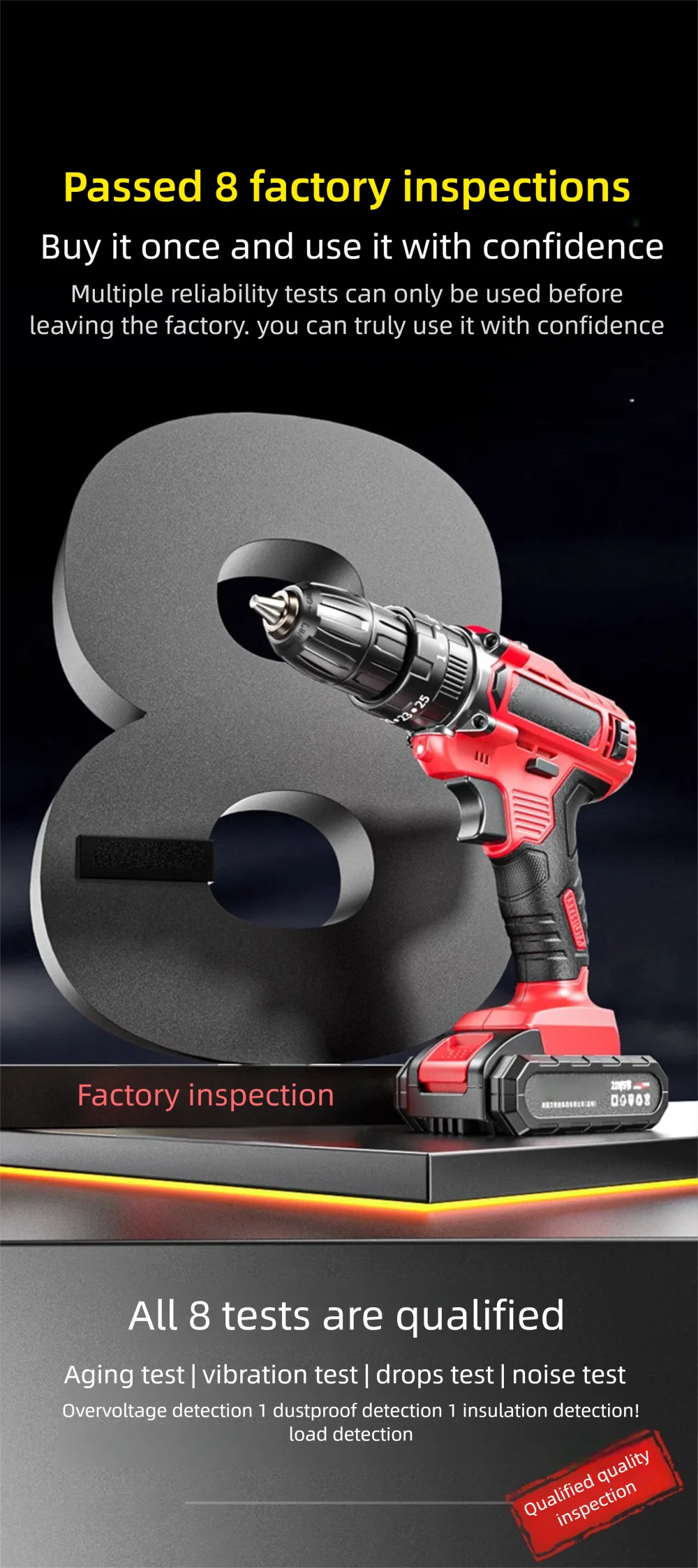 New Rechargeable Electric Screwdriver with Lithium Battery and Multiple Functions A