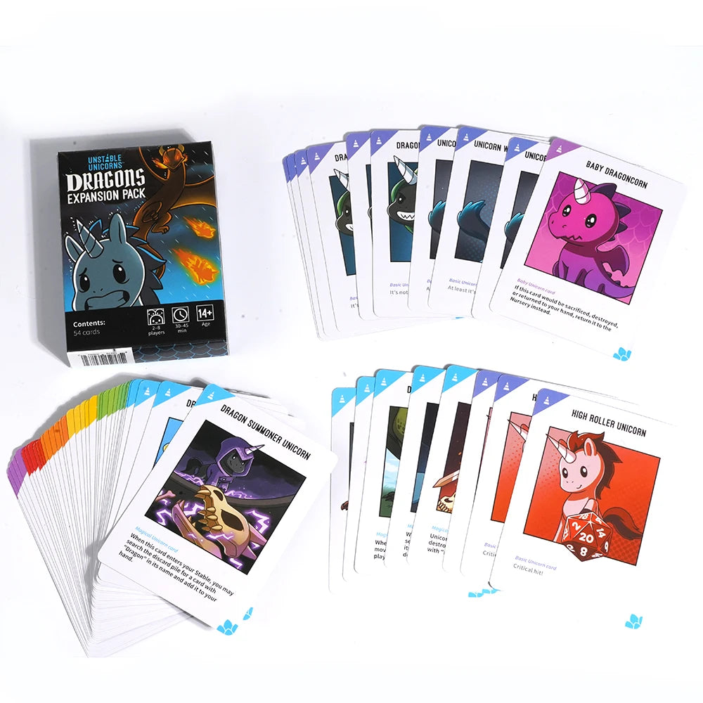 Unstable Unicorns Board English Family Party Expansion Basic Version Of Classic Board Games Control and Chaos Base Game
