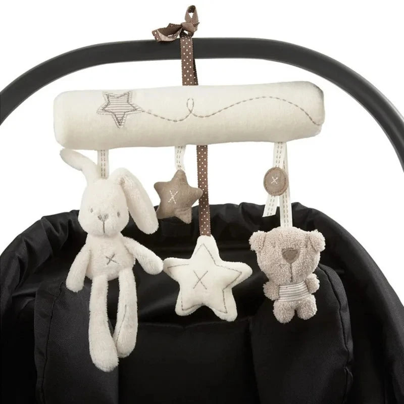 Baby Hanging Rattles Toys Children 0 12 Months Baby Sensory Toys Activity Crib Stroller Toy Pram Pendant Bell Plush Appease Doll