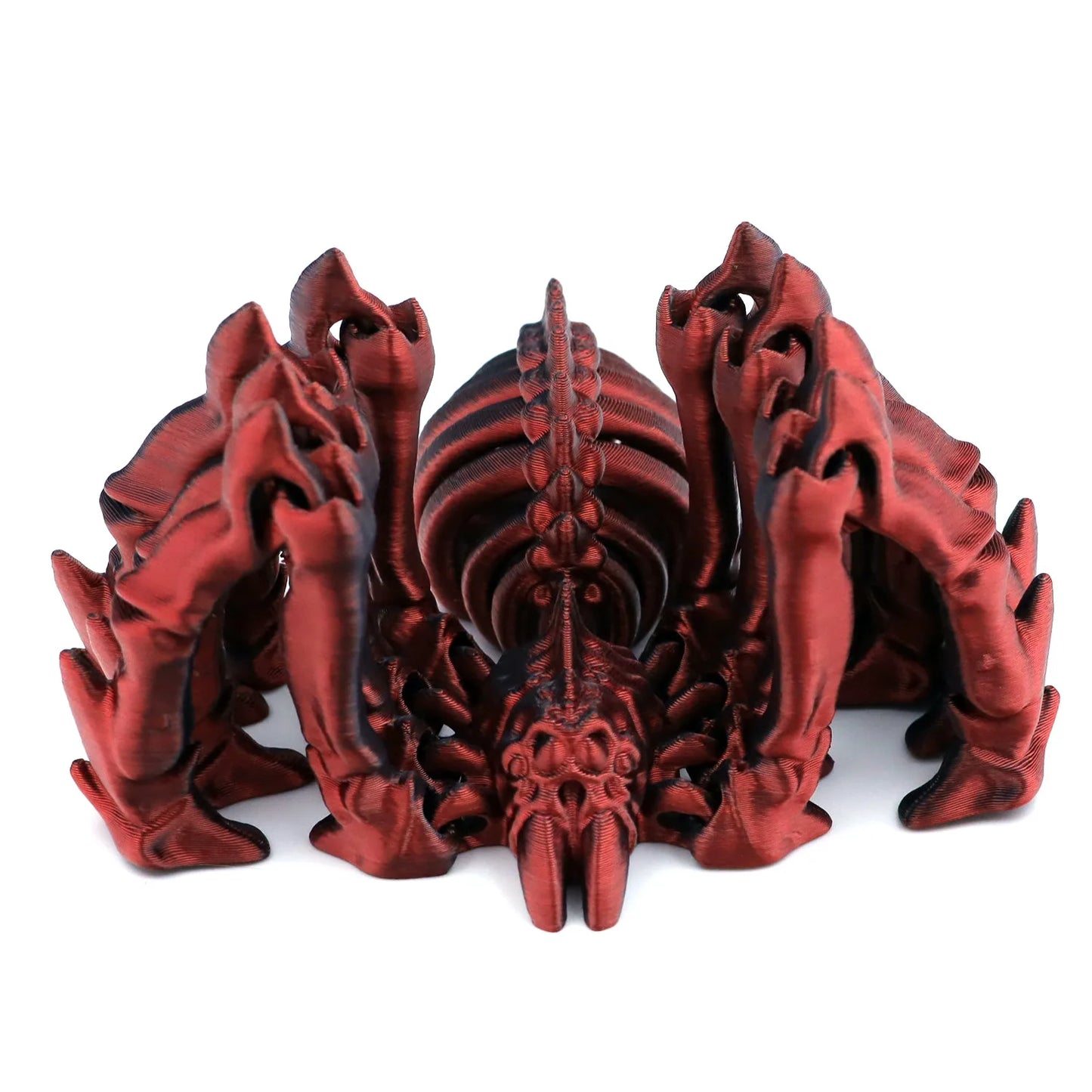 3D Printed Retractable Spider Movable Joint Fidget Toy Rotatable Articulated Office Desktop Ornament Adults Kid Toy Crafts Gift