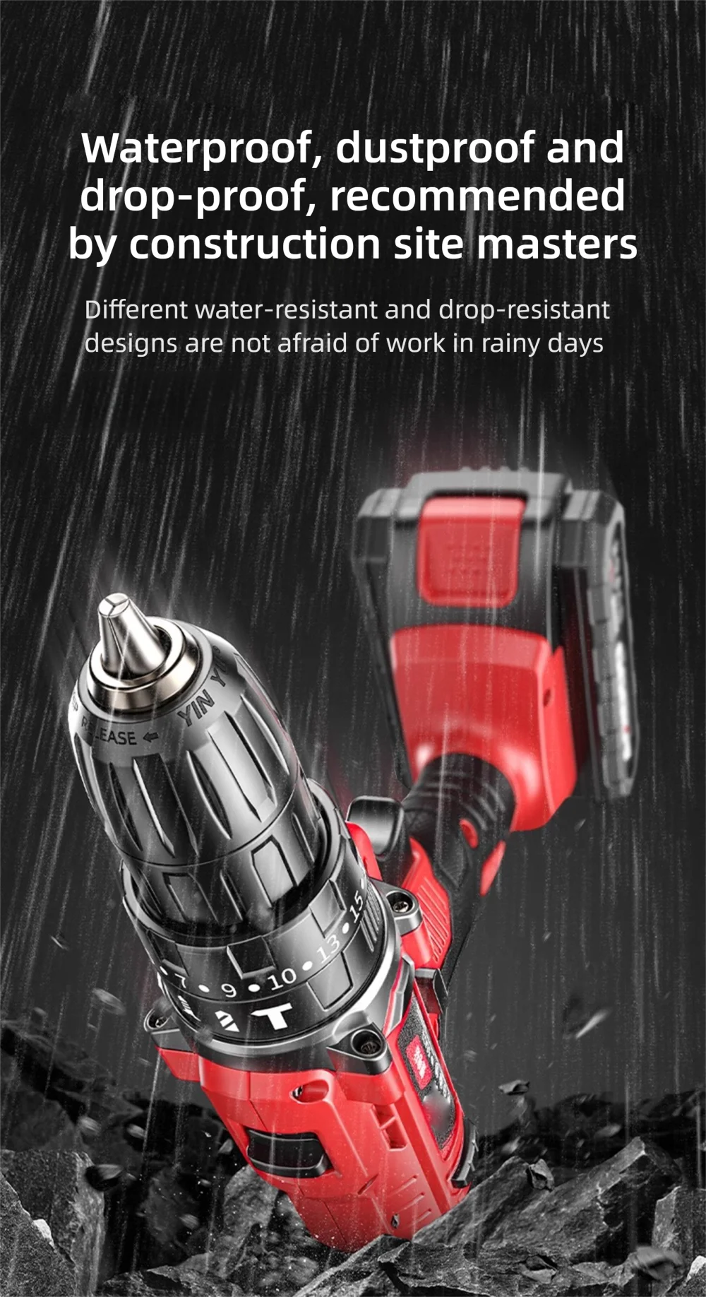 New Rechargeable Electric Screwdriver with Lithium Battery and Multiple Functions A