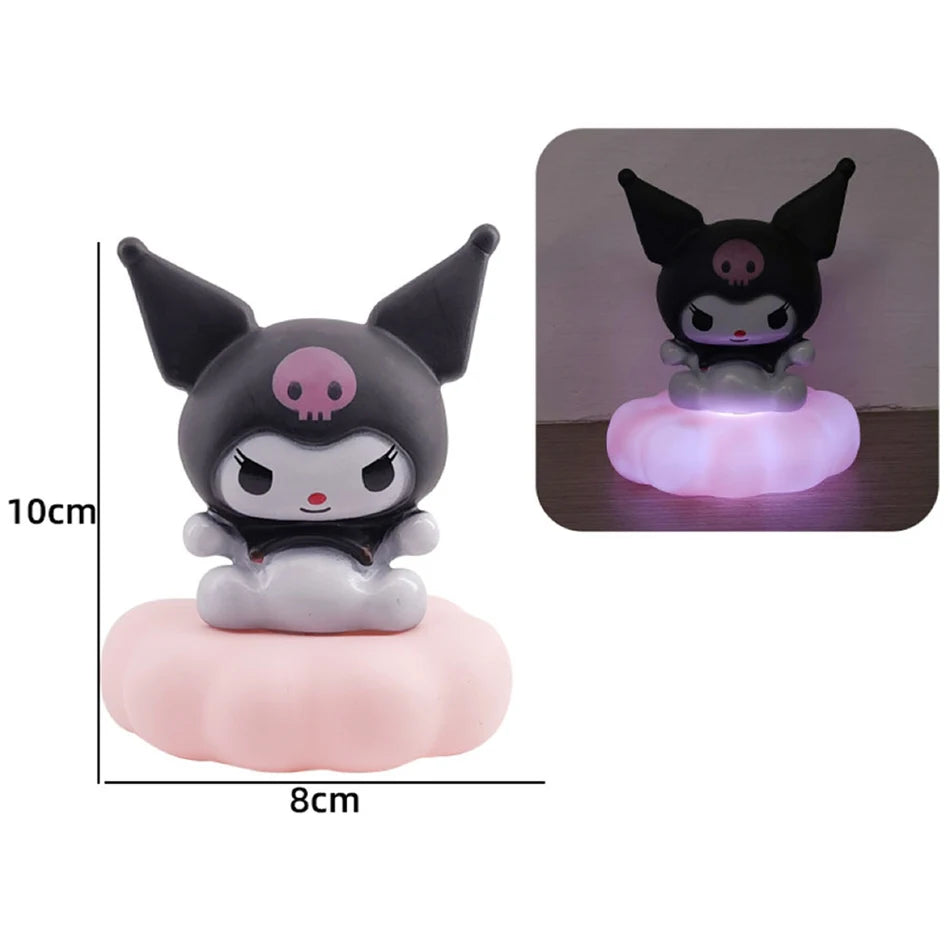 Kuromi Night Light Cute Anime Soft Light Bedroom Bedside LED Light Room Decoration Christmas Children's Toy Gift