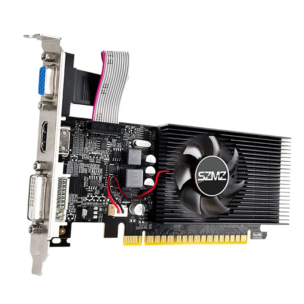 GT730 GT610 4GB 2/1GB DDR3 Graphics Card Desktop Gaming Video Card HDMI-Compatible VGA DVI PCI-E 16X Low Profile Graphics Cards
