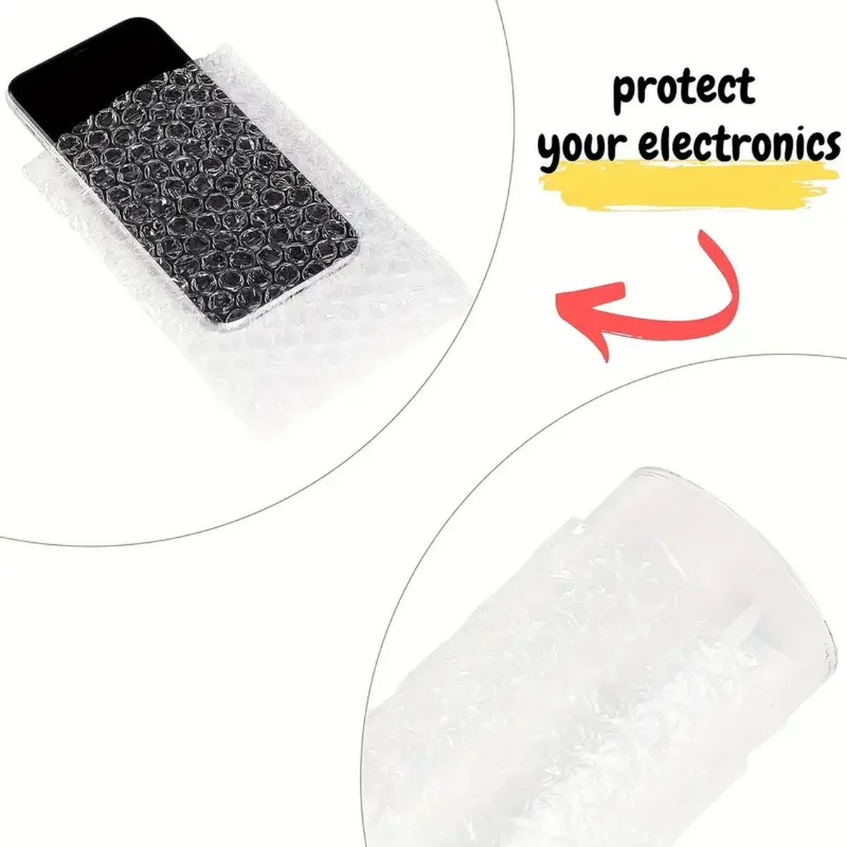 100pcs Cushion Wrap Pouches, Bubble Pouches, Bubble Out Wrap Bags, Bubble Bags, Bubble Bags For Shipping, Bubble Sleeves