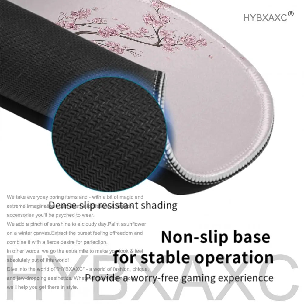 450x400 Japan Cherry Blossom Game Small Mousepad Computer Sakura Desk Mat Table Keyboard Pad Laptop Cushion Non-slip Deskpad