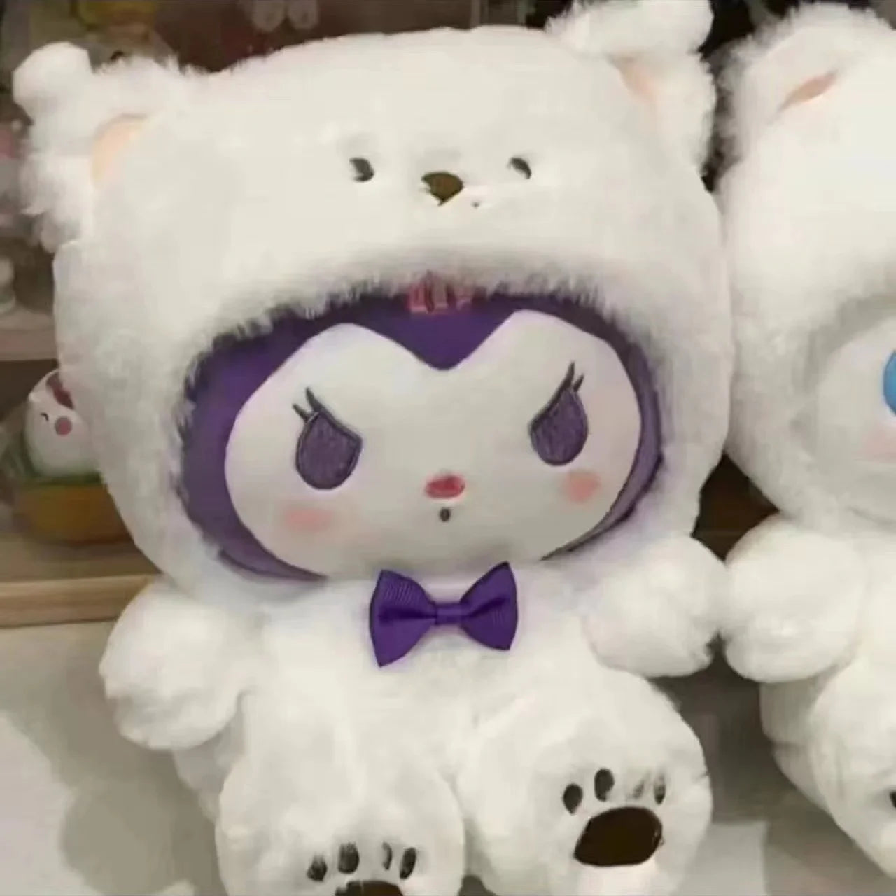Kawaii 25cm Sanrio Jade Dog Kuromi Dressing Doll Doll Plush Toy Stuffed Animal Patung Dolls Birthday Gift for Girls Kids Boys