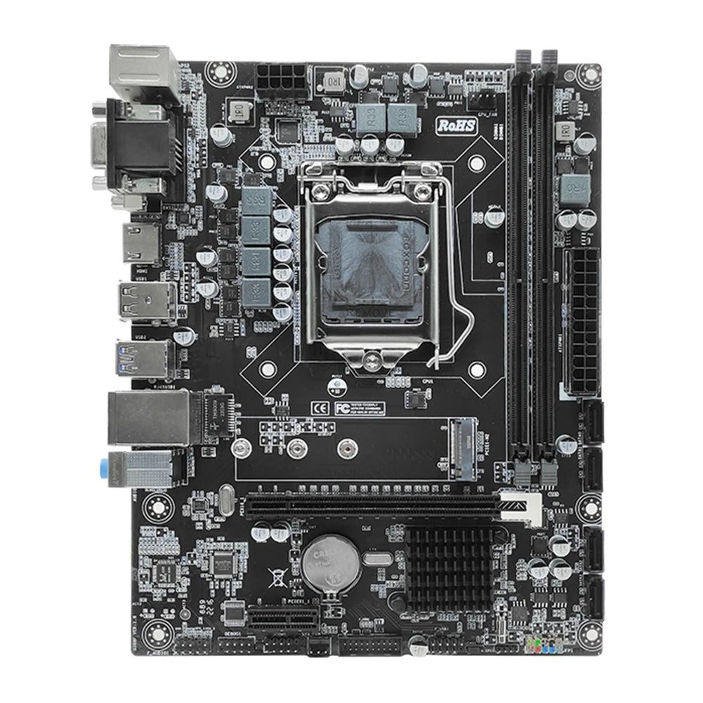 H310 Motherboard LGA 1151 Support Dual Channels DDR4 NVME M.2 Placa Mae Mother Board Micro-ATX DDR4 RAM Memory USB3.0 Mainboard