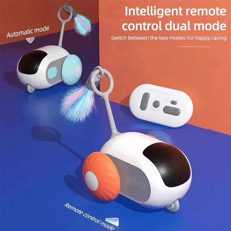 Pet Gravity Cat Smart Interactive Car Toy Dropshipping Automatic Moving Remote Mouse Indoor Kitty Ball Toys Controlled